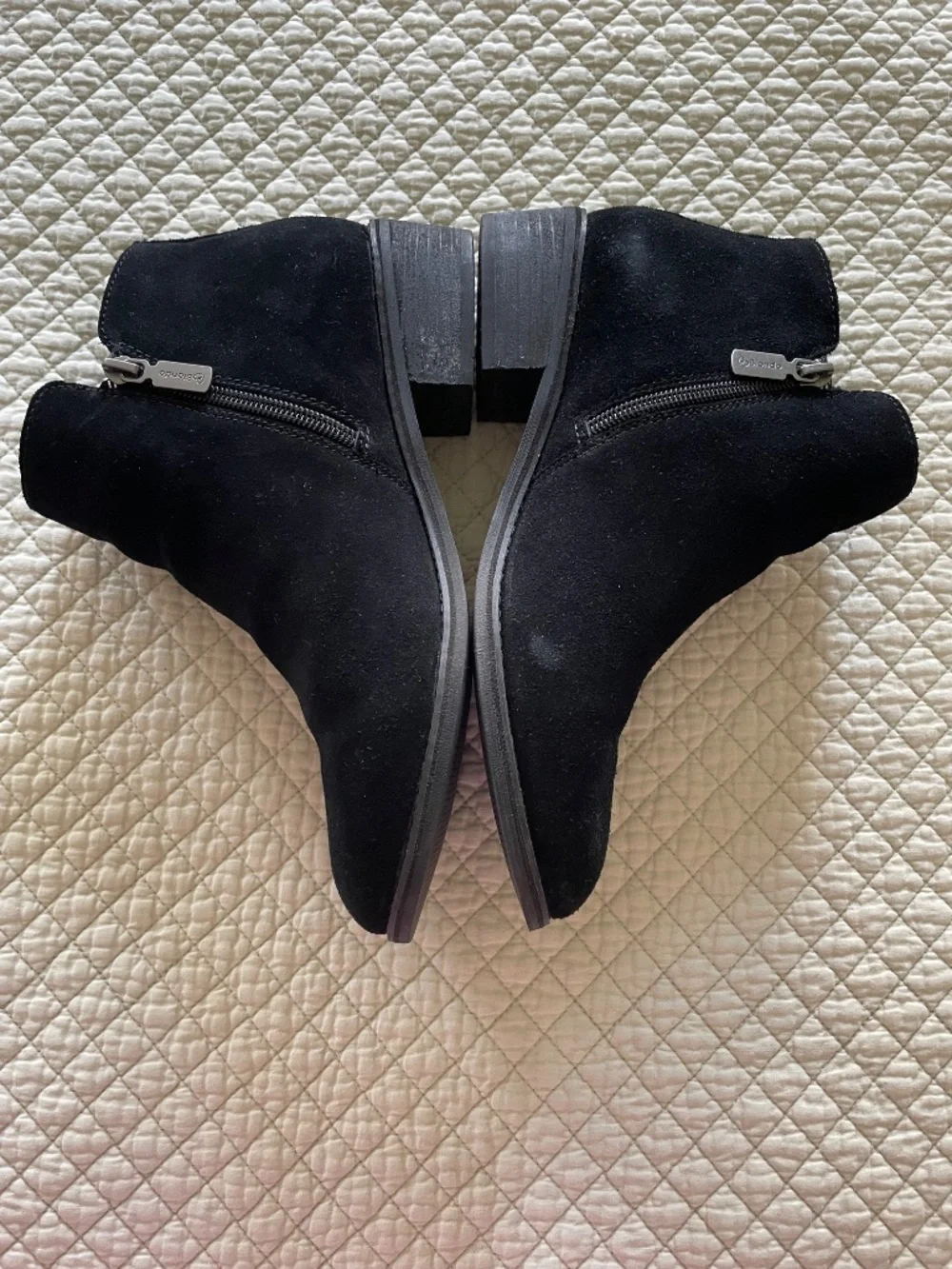 Blondo Black Suede Booties